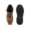 TSF Genuine Leather Zip Police Boots For Men (9405-TAN)
